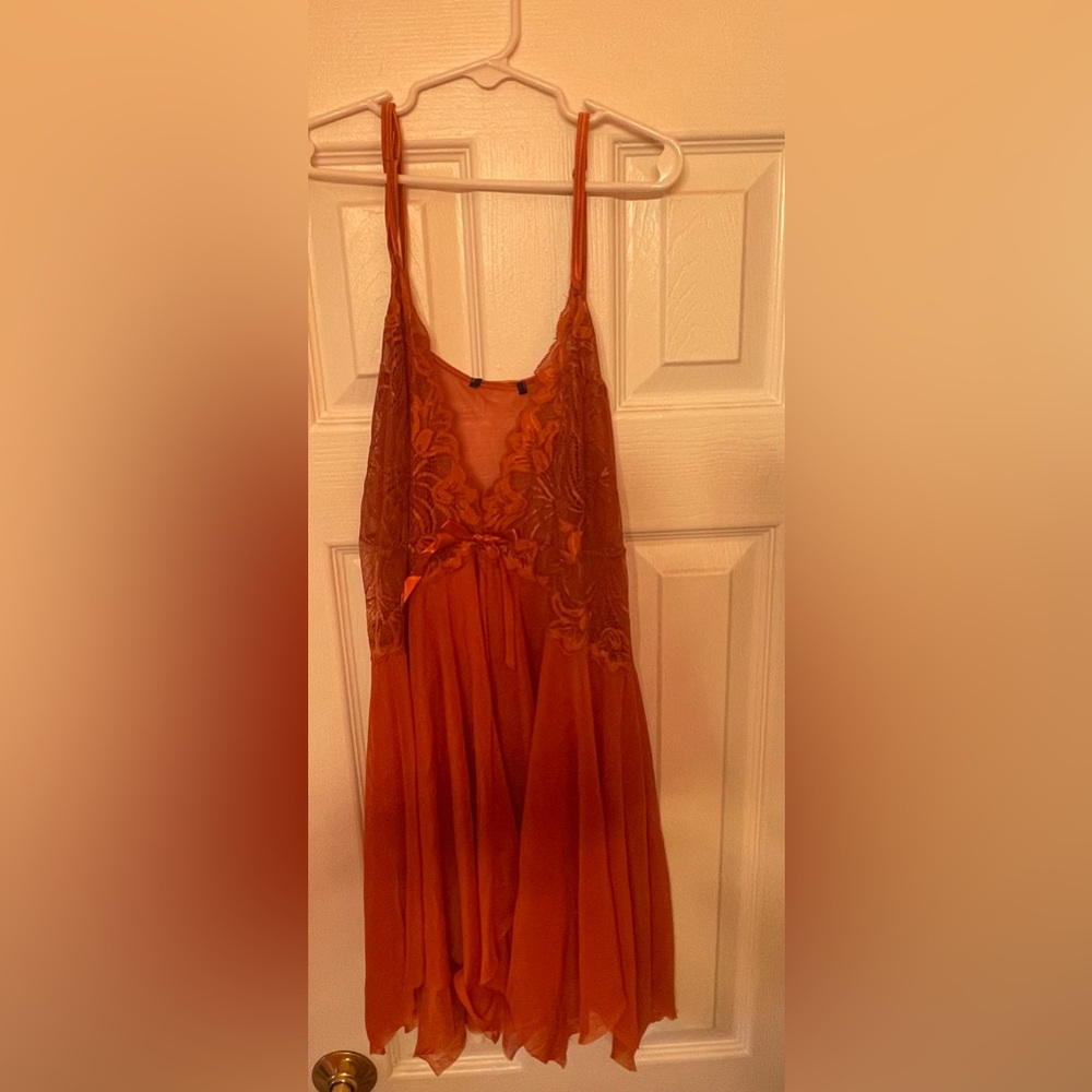 NEW Orange nighty with underwear